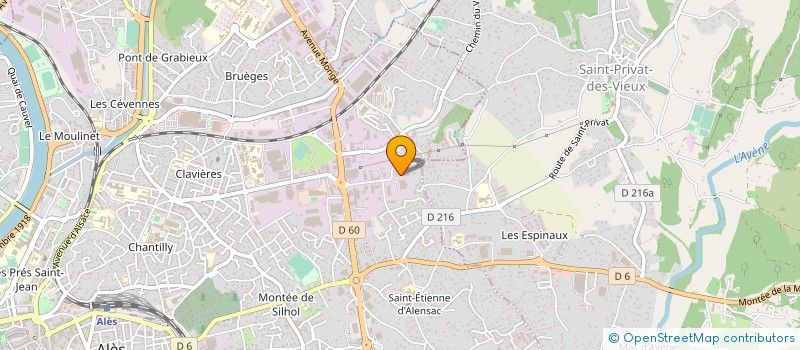 localisation de l'entreprise RAMEAU IMMO à ALES