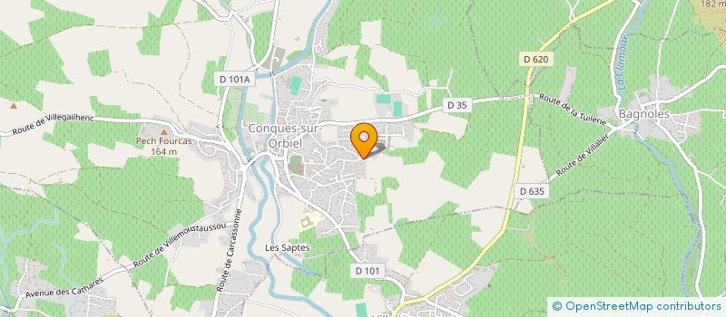 localisation de l'entreprise RAMEAUX F&S  CONQUES-SUR-ORBIEL