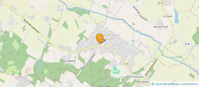 localisation de l'entreprise RAMEGA  LABASTIDE-SAINT-SERNIN