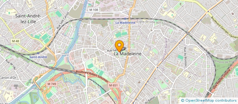 localisation de l'entreprise RAMEKS CONSEIL à LA MADELEINE