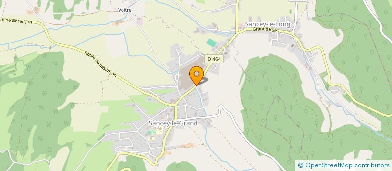 localisation de l'entreprise RAMEL MORGANE  SANCEY