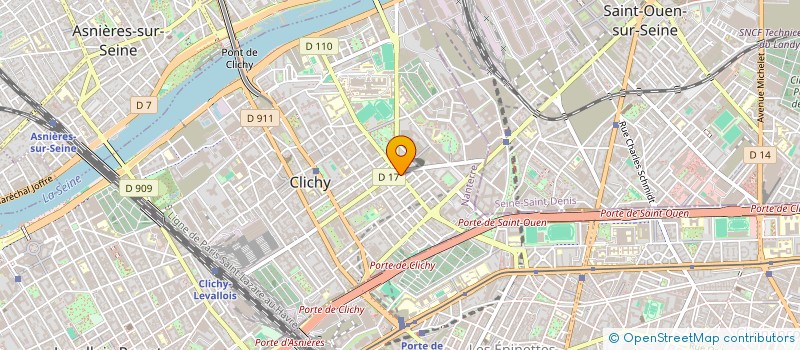 localisation de l'entreprise RAMEMO à CLICHY