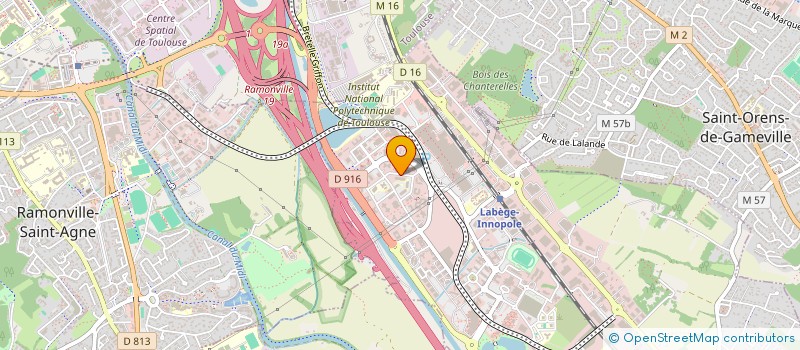 localisation de l'entreprise RAMEN  LABEGE