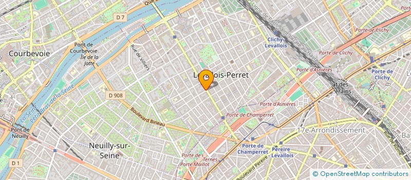 localisation de l'entreprise RAMEN LEVALLOIS à LEVALLOIS-PERRET