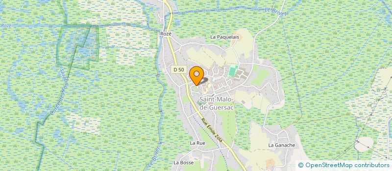 localisation de l'entreprise RAMENE TA POMME  SAINT-MALO-DE-GUERSAC