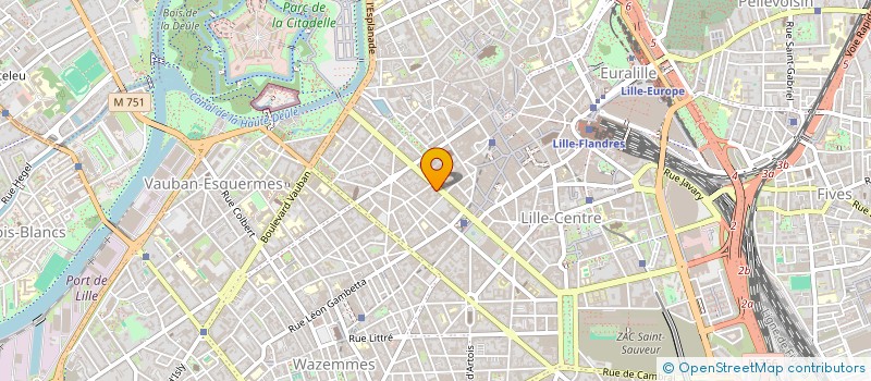 localisation de l'entreprise RAMERY ET ASSOCIES AVOCAT COM à LILLE