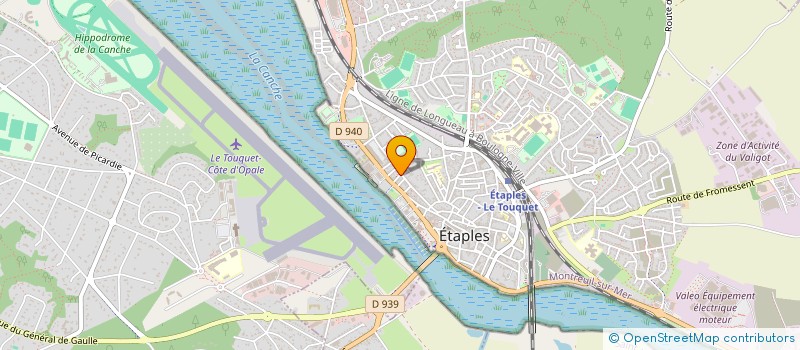 localisation de l'entreprise RAMET PIERRE ET CALOIN GEORGES à ETAPLES