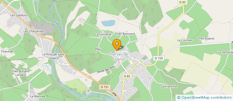 localisation de l'entreprise RAMET SUD  VAL-DE-COGNAC