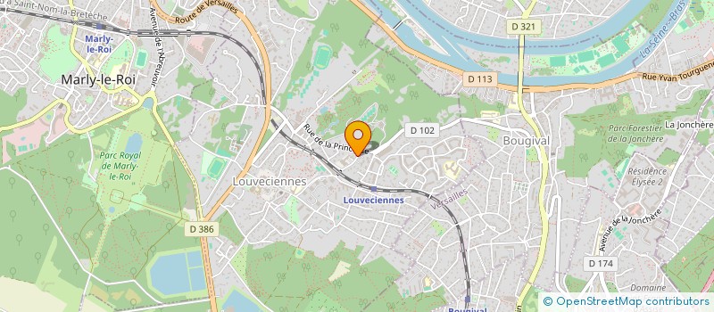 localisation de l'entreprise RAMETTE COMPANY  LOUVECIENNES