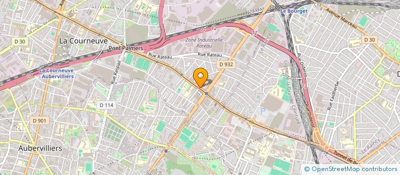 localisation de l'entreprise RAMGSEC à LA COURNEUVE