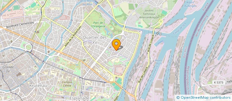 localisation de l'entreprise RAMHAL FRANCE à STRASBOURG