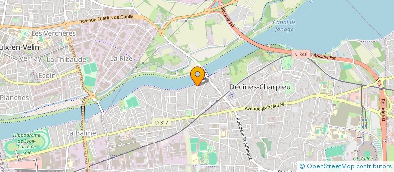 localisation de l'entreprise RAMI  DECINES-CHARPIEU