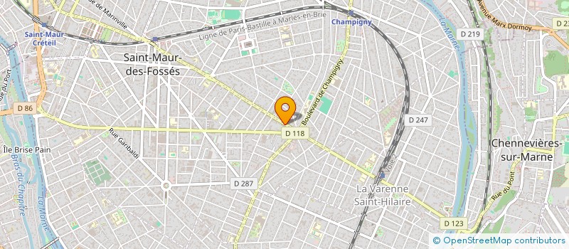 localisation de l'entreprise RAMIAS à ST MAUR DES FOSSES