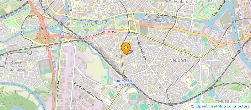 localisation de l'entreprise RAMIBEL à STRASBOURG