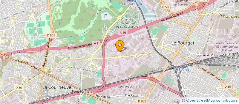 localisation de l'entreprise RAMIDEX à LA COURNEUVE
