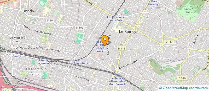 localisation de l'entreprise RAMIER à LE RAINCY