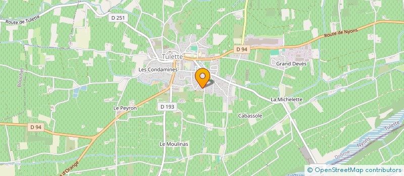 localisation de l'entreprise RAMIERES à LA BAUME-DE-TRANSIT