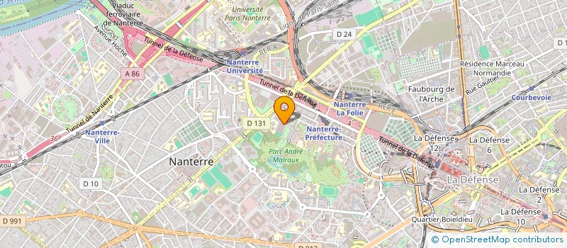 localisation de l'entreprise RAMIMMO INVEST BUILDING  NANTERRE
