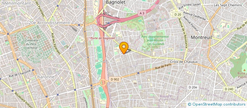 localisation de l'entreprise RAMIN à BAGNOLET