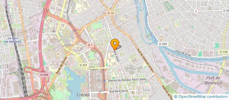 localisation de l'entreprise RAMINOV  CRETEIL