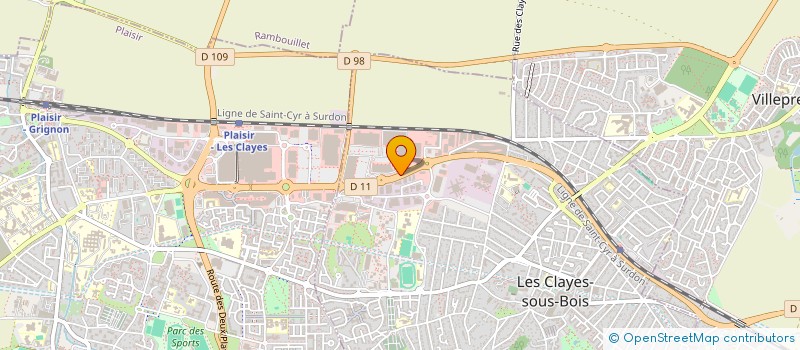 localisation de l'entreprise RAMIRES LES CLAYES  LES CLAYES-SOUS-BOIS