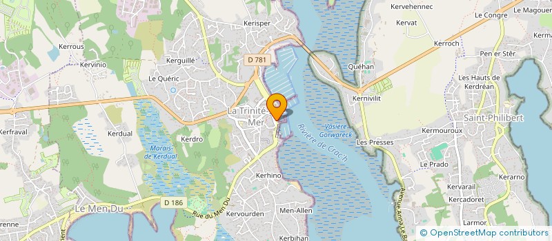 localisation de l'entreprise RAMIREZ  LA TRINITE-SUR-MER