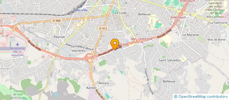 localisation de l'entreprise RAMIREZ ESCAUTIER à ALBI