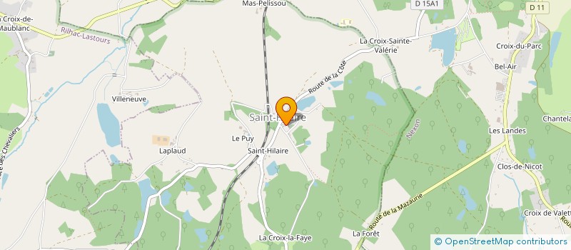 localisation de l'entreprise RAMIREZ FRERES à SAINT-HILAIRE-LES-PLACES