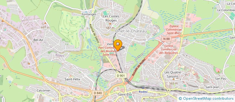 localisation de l'entreprise RAMIS AUDIO  ONET-LE-CHATEAU