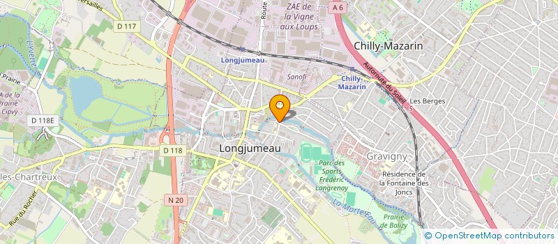 localisation de l'entreprise RAMISSE à LONGJUMEAU