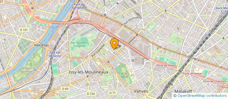 localisation de l'entreprise RAMITEC à ISSY-LES-MOULINEAUX