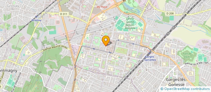 localisation de l'entreprise RAMLA à SARCELLES