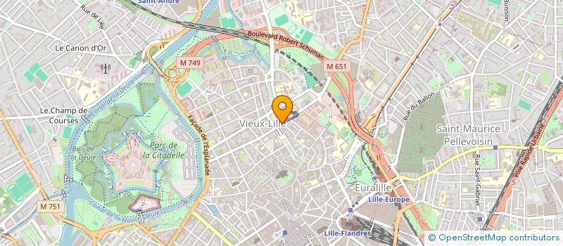 localisation de l'entreprise RAMLA DEROQUE à LILLE