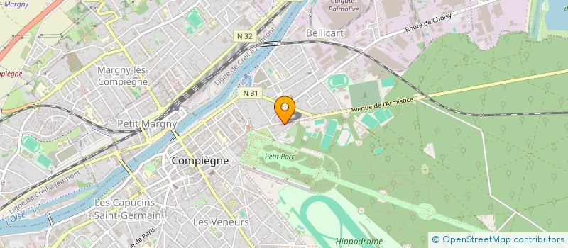 localisation de l'entreprise RAMNON  COMPIEGNE