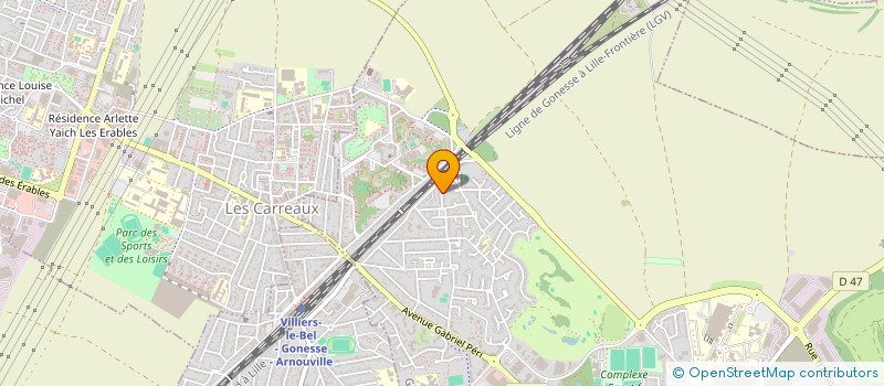 localisation de l'entreprise RAMO  GONESSE