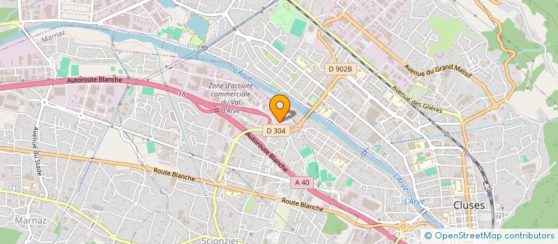 localisation de l'entreprise RAMO DECO  SCIONZIER