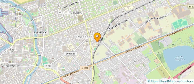 localisation de l'entreprise RAMO-TUB à DUNKERQUE