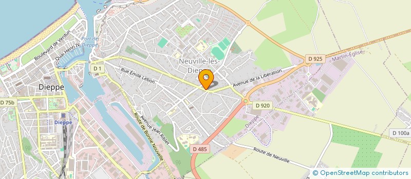 localisation de l'entreprise RAMODI à DIEPPE