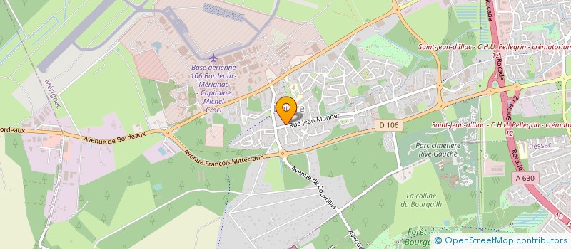 localisation de l'entreprise RAMON'CLEAN à MERIGNAC