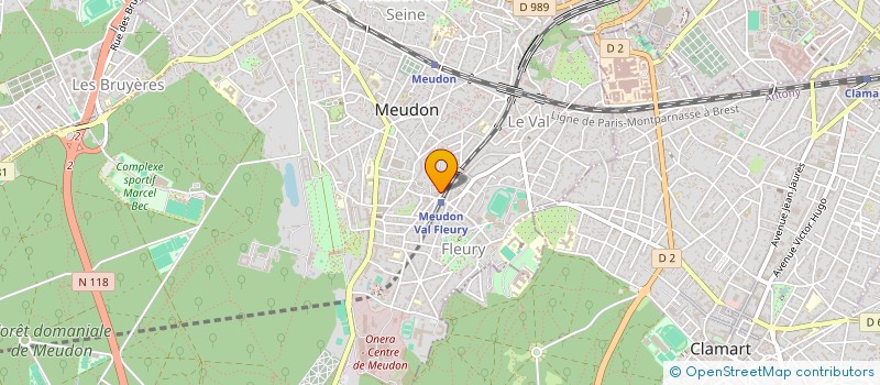 localisation de l'entreprise RAMON COIFFURES DIFFUSION à MEUDON