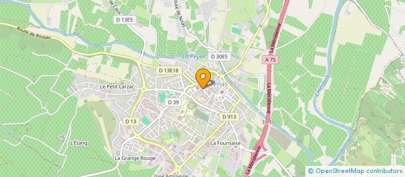 localisation de l'entreprise RAMON ET FILS  PEZENAS