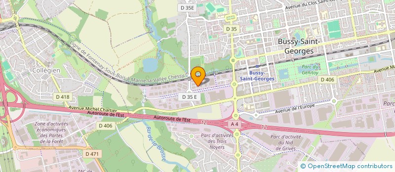 localisation de l'entreprise RAMON'VENT  BUSSY-SAINT-GEORGES