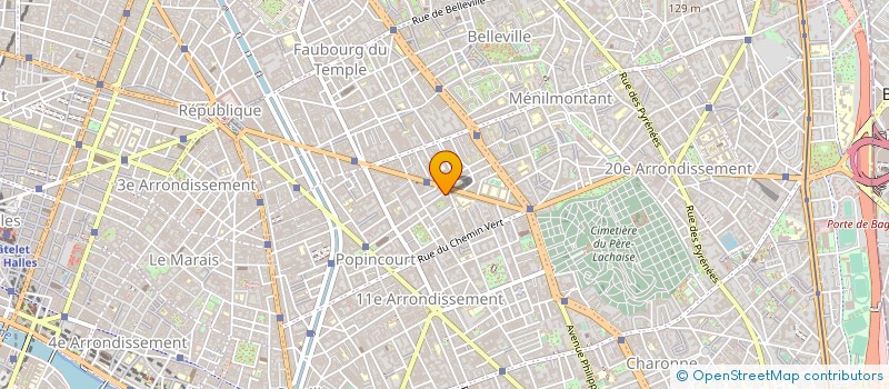 localisation de l'entreprise RAMONA - FRUITS ET LEGUMES  PARIS