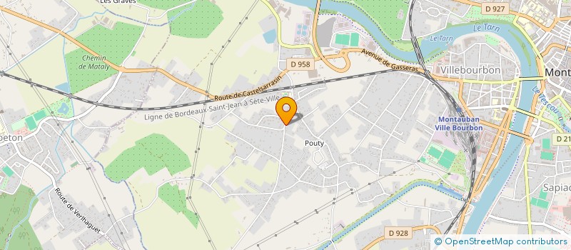 localisation de l'entreprise RAMONAGE 82  MONTAUBAN