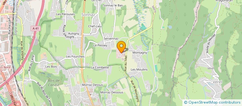 localisation de l'entreprise RAMONAGE ALPIN  SONNAZ