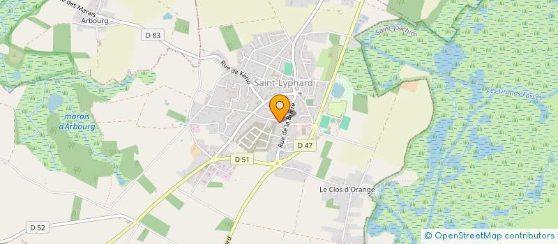 localisation de l'entreprise RAMONAGE CONFORT  SAINT-LYPHARD