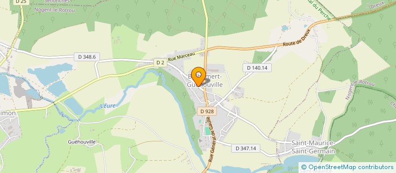 localisation de l'entreprise RAMONAGE DU PERCHE SAS à BELHOMERT-GUEHOUVILLE