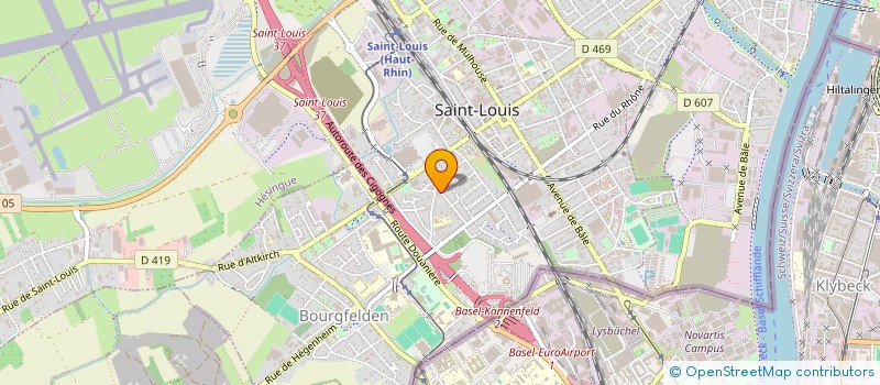 localisation de l'entreprise RAMONAGE PONZE BELKLE SARL  SAINT-LOUIS