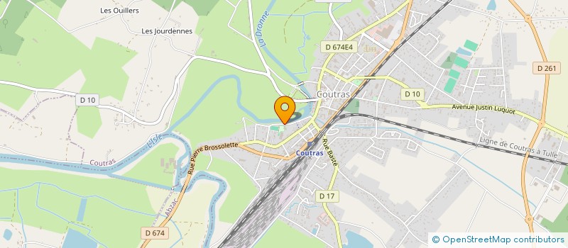 localisation de l'entreprise RAMONAGE SERVICES 33  COUTRAS