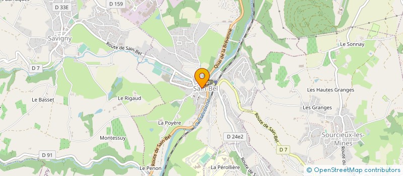 localisation de l'entreprise RAMONAGE SOCHAN HOUSSIN  SAIN-BEL